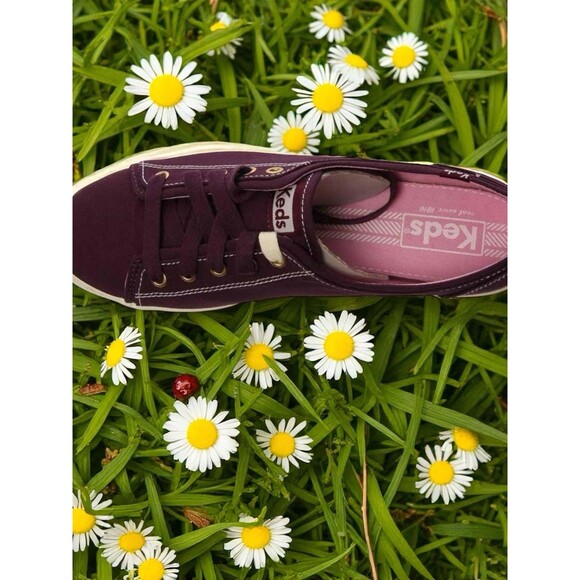 Keds Women's Rally Seasonal Solid Oxford Plum Purple New Gift Sz 6.5 Medium - Picture 9 of 11